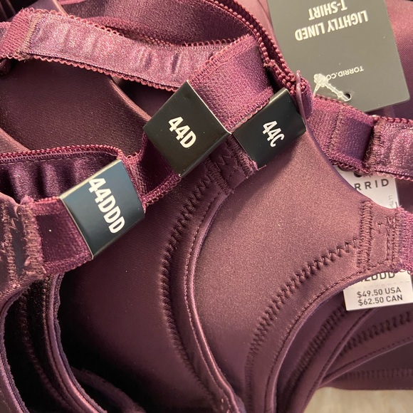 Torrid Microfiber Purple Shine Lightly Lined T-Shirt Bra NWT - Picture 7 of 8